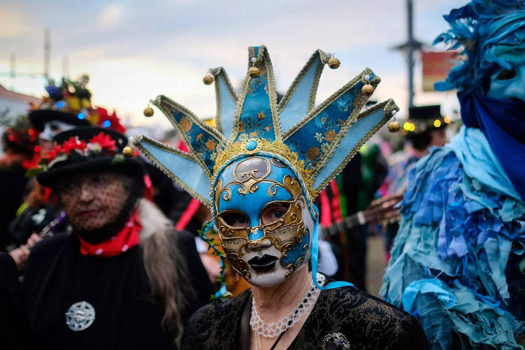 People come together in Penzance on Wednesday, December 21, for Montol, a community festival celebrating the midwinter solstice, Cornish midwinter traditions of the past, and customs associated with Old Christmas.