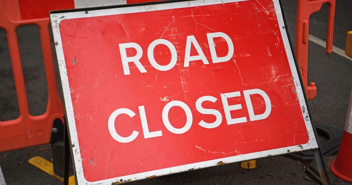 The road is closed in both directions (generic image)